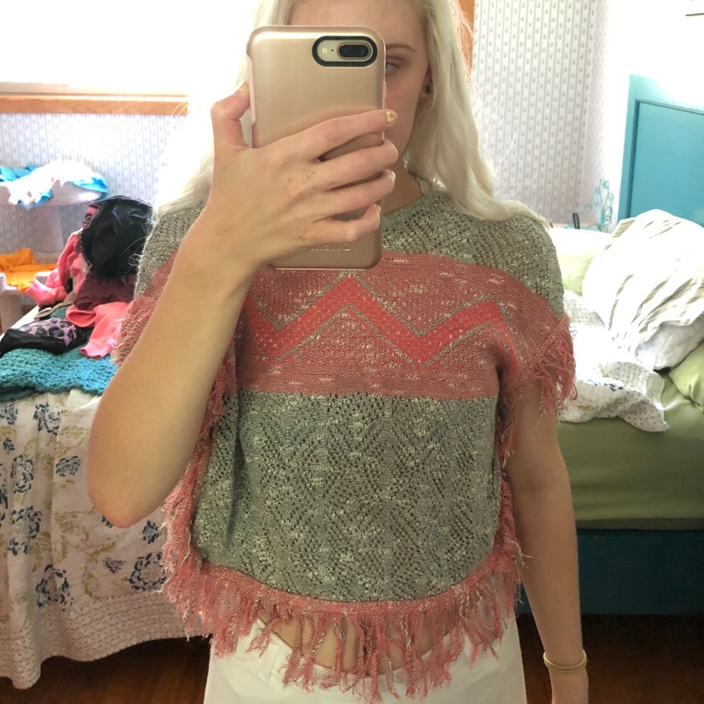 Poncho sweater